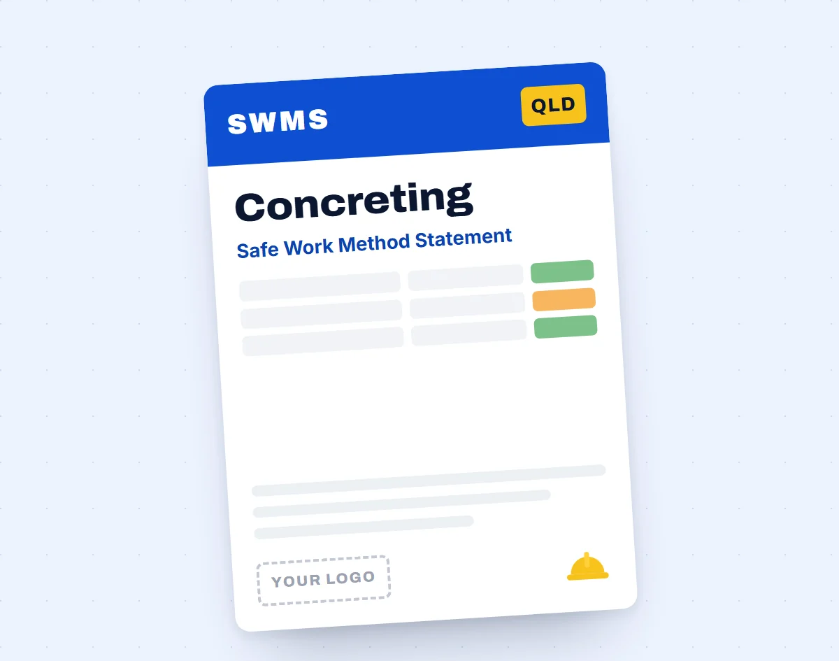Concreting SWMS Template