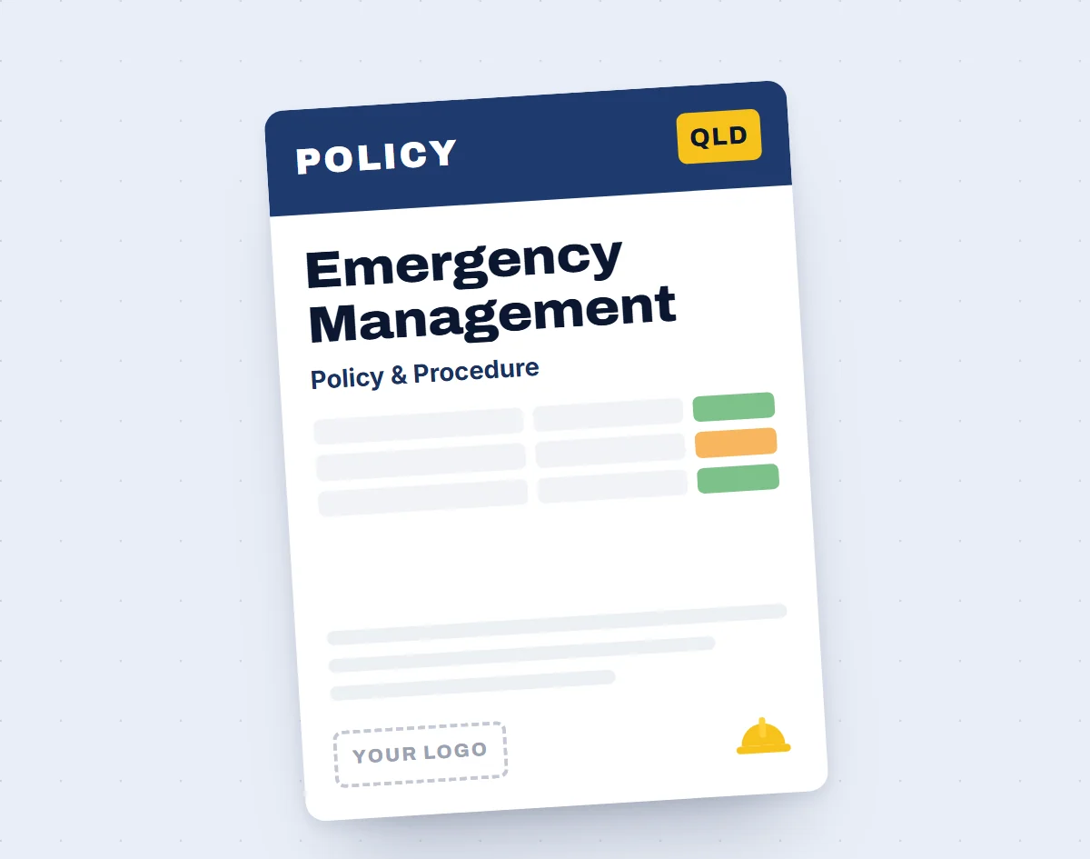 Emergency Management Policy & Procedure Template