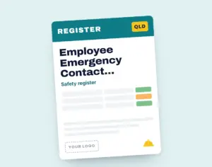 Employee Emergency Contact Register Template template cover