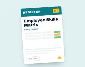 Employee Skills Matrix template cover