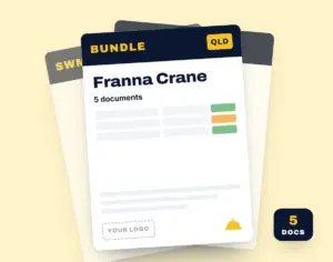 Franna Crane SWMS Bundle template cover