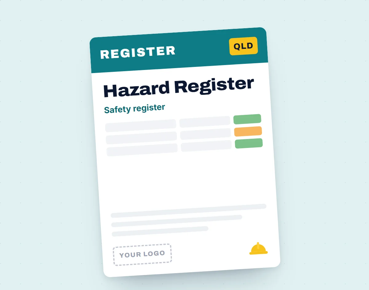 Free Hazard Register Template
