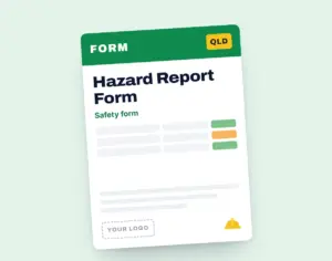 Free Hazard Report Form Template template cover