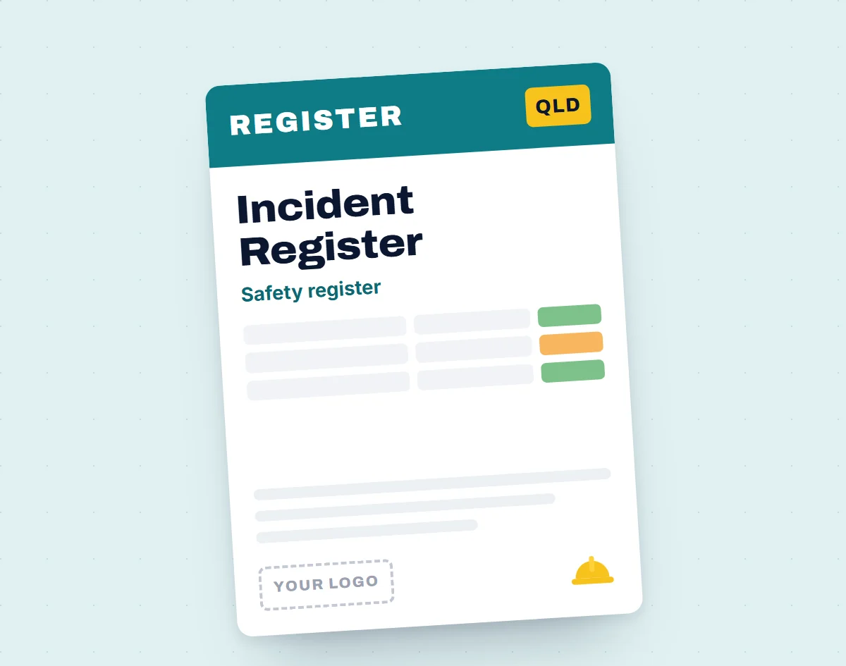 Free Incident Register Template