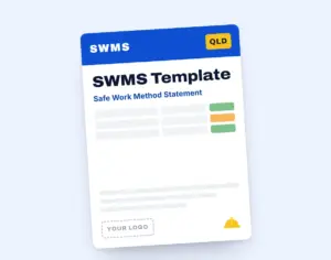 Free SWMS Template for Queensland template cover