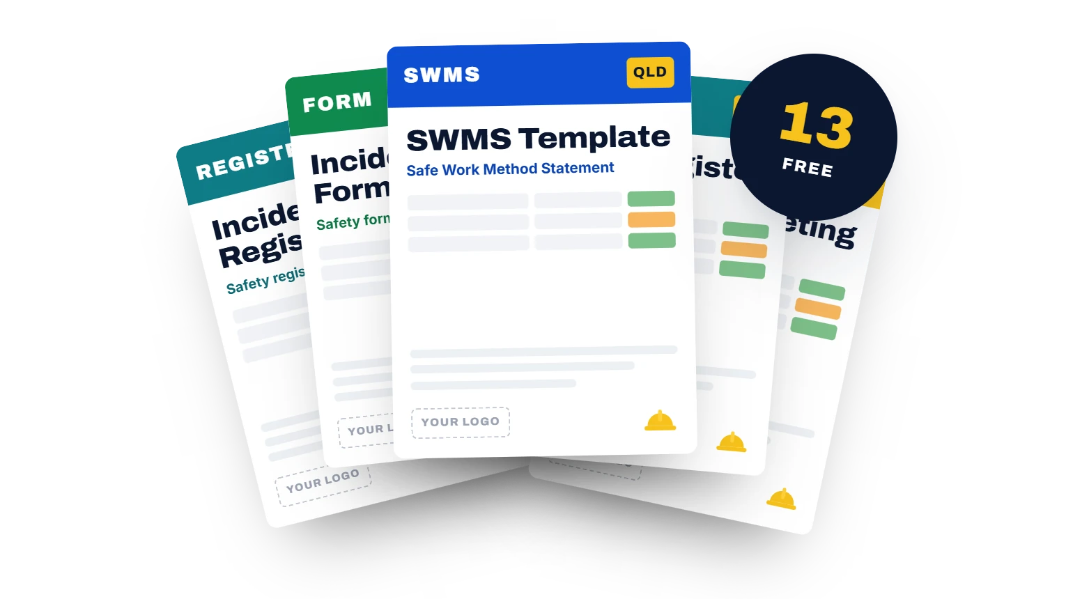 Covers of the free WHS templates