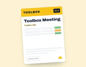 Free Toolbox Meeting Template template cover