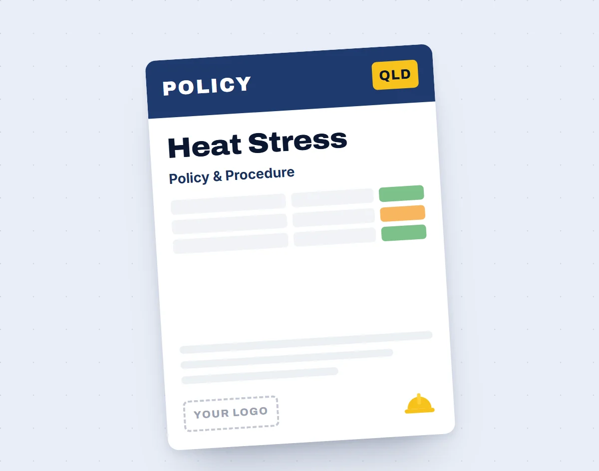 Heat Stress Policy Template