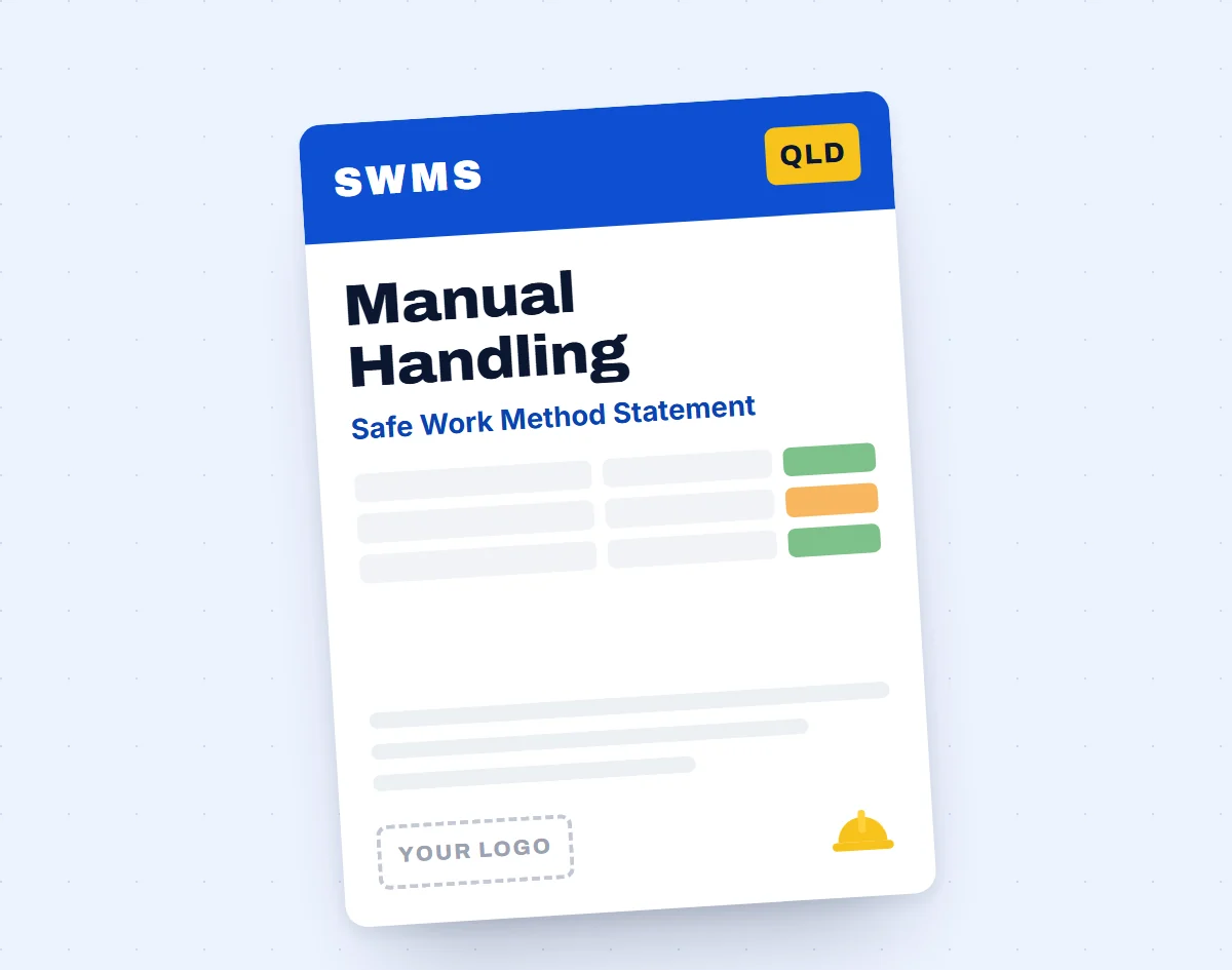Manual Handling SWMS