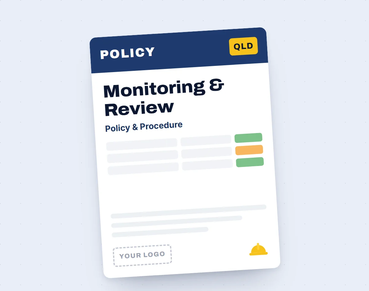 Monitoring & Review Policy Template