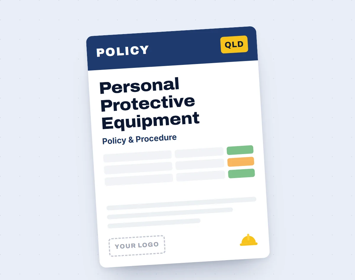 Personal Protective Equipment Policy Template