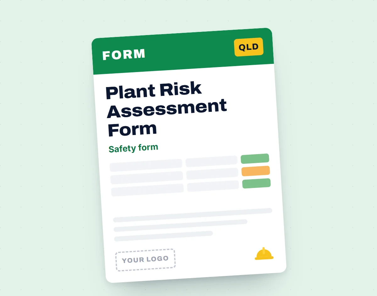 Plant Risk Assessment Form