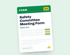 Safety Committee Meeting Form Template template cover