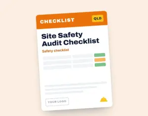 Site Safety Audit Checklist template cover
