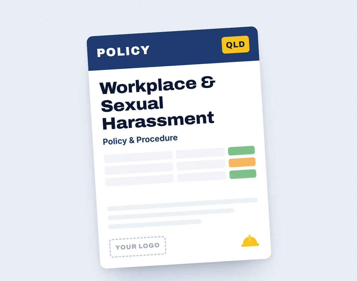 Workplace & Sexual Harassment Policy & Procedure Template